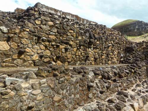 El Salvador Tazumal Culture Pyramid Structures