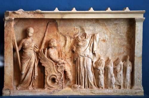 Elefsis Greece Statures Old Gods Religion