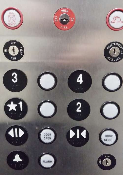 Elevator Buttons Elevator Buttons Panel Press Push