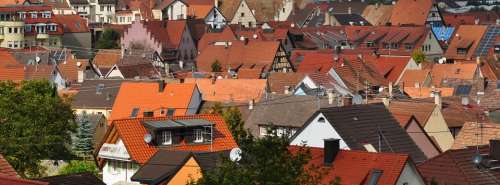 Endingen City Village Community Kaiserstuhl Roofs