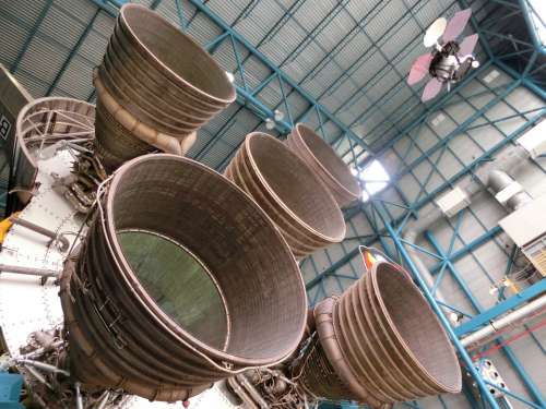 Engine Usa Nasa Apollo Program Rocket