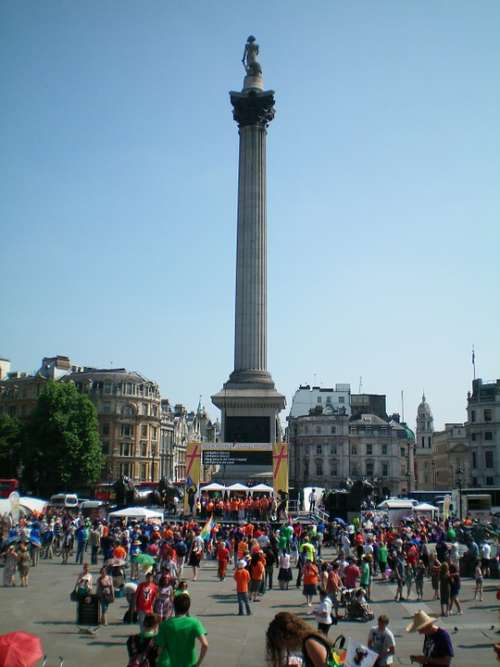 England London Column Trafalgar Square