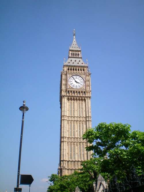England London Building Big Ben Oratorony Hour S