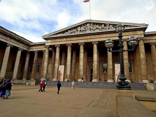 England London Museum British Entrance Front