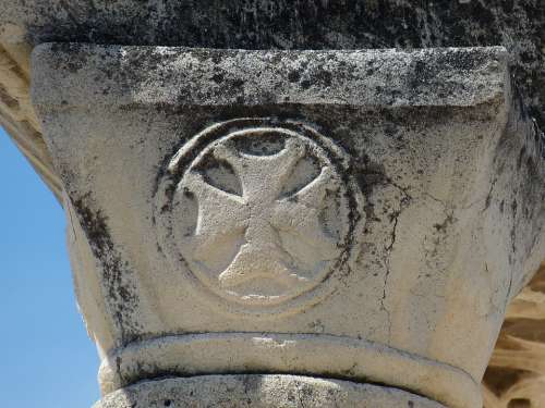 Ephesus Antique Antiquity Pillar Temple Ruin