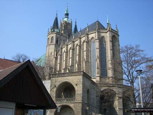 Erfurt Dom Church Religion Architecture