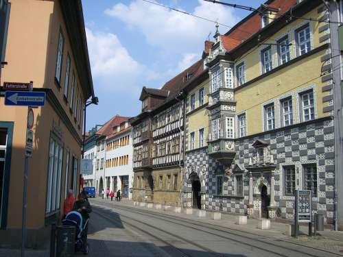 Erfurt Facade Building House Facade