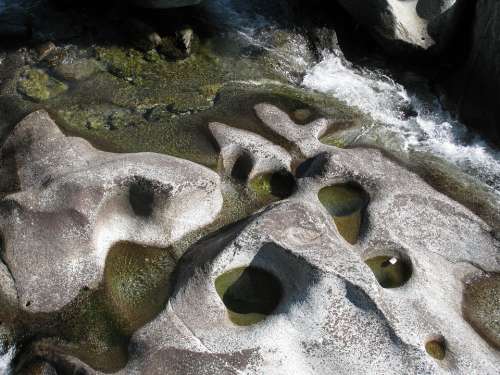 Erosion Rocks Water Nature Mountain Landscape