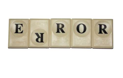 Error Play Stone Letters Large Set