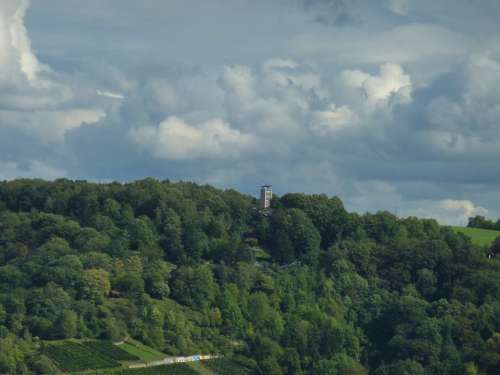 Esslingen Germany Sky Clouds Scenic Landscape