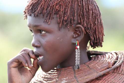 Ethnic Face Female Africa