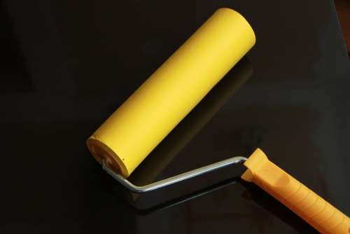 Eva Roller Rubber Seam Wallpaper Yellow Tools