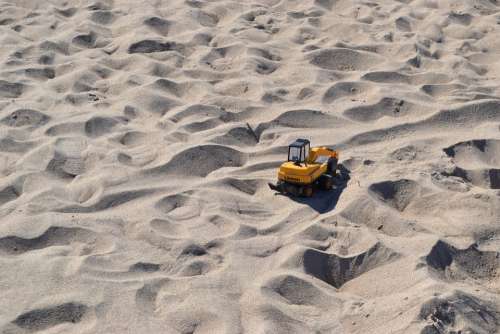 Excavator Toy Sand Dig Sand