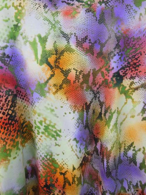Fabric Spring Fashion Colors Pattern Prints