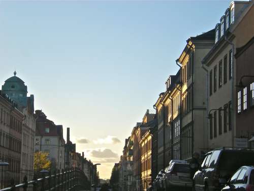 Facade Hornsgatan Stockholm City Södermalm