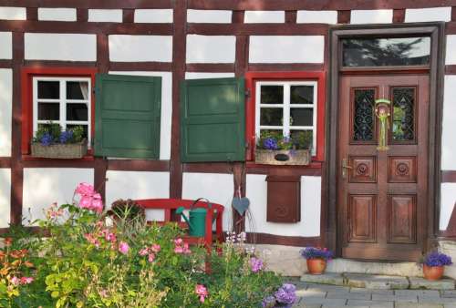 Fachwerkhaus House Truss Building Window