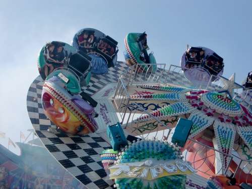Fairground Oktoberfest Folk Festival Ride Thrill