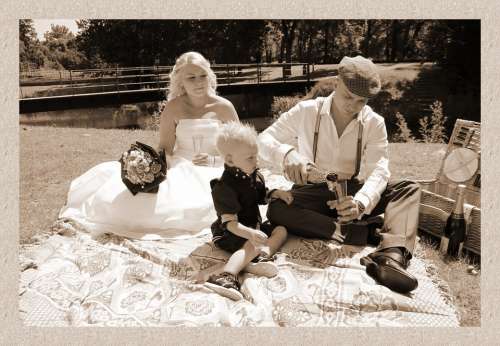 Family Wedding Romance Romantic Couple Kid Child