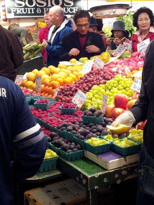 Farmers Market Fruit Vegetable Market Healthy
