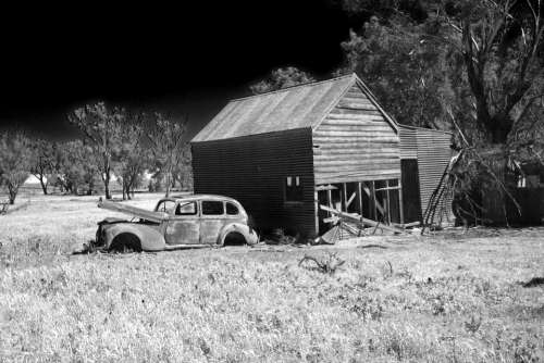 Farmhouse Abandoned Monteagle Rural Countryside