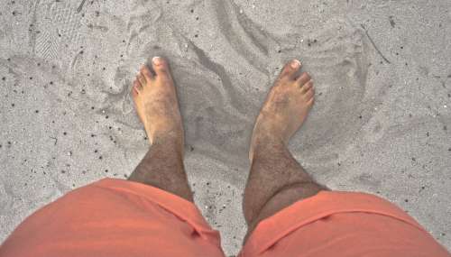 Feet Beach Barefoot Holiday Sand Person