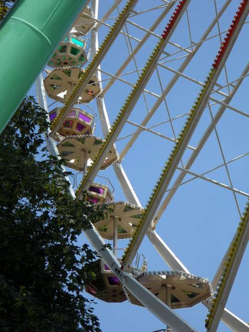 Ferris Wheel Gondolas Folk Festival Year Market