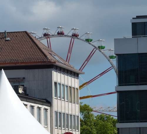 Ferris Wheel Festival By Looking Hessian