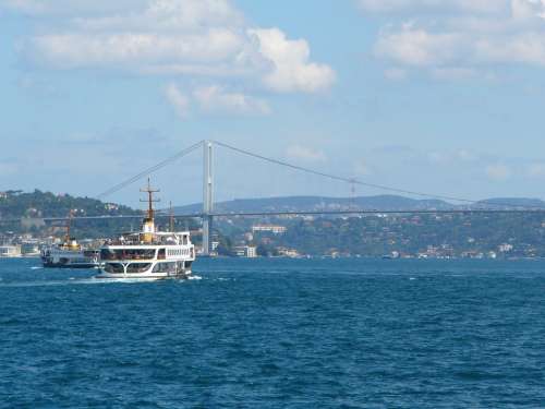 Ferry Bosphorus Translate Shipping Transport