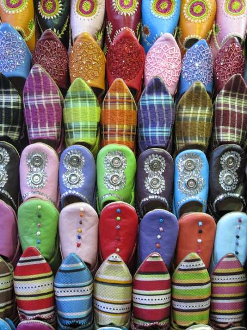 Fez Morocco Slippers Learning Colors