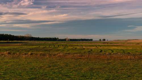 Field Horizon Landscape Sky Agriculture