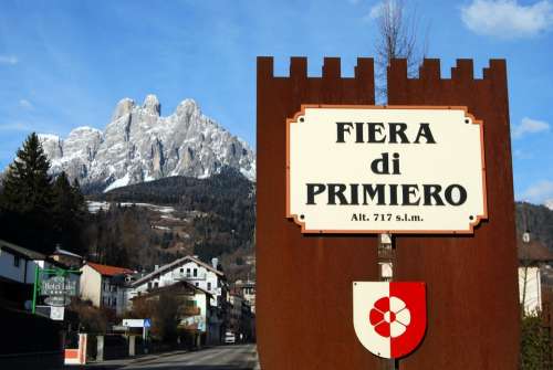 Fiera Di Primiero Dolomites Italy Signal Mountain