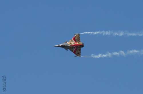 Fighter Jet Flugshow Rafale France