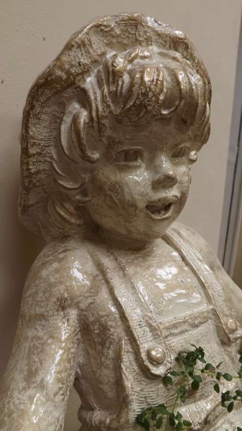 Figure Stone Figure Angel People Sculpture Child