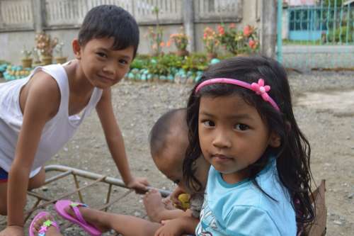 Filipino Children Native Filipinos Kids Play Boys