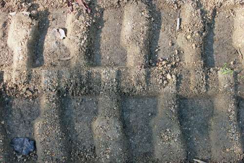 Fingerprints Sand Nature Mark Traces Tire Trace