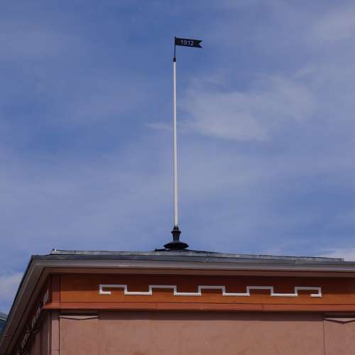 Finnish Mikkeli Banner Year Gatehouse Historical