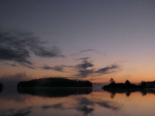 Finnish Savonlinna Saimaa Water Lake Sunrise