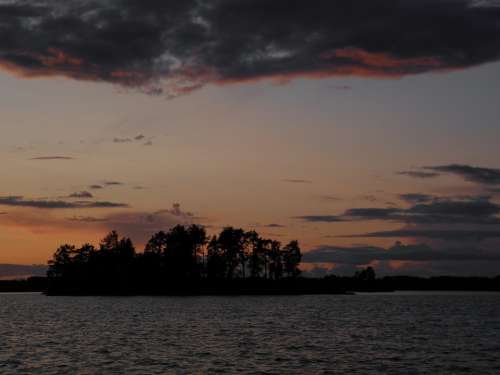 Finnish August Nature Photo Saimaa Savonlinna Lake