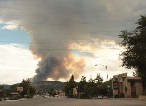 Fire Wildfire Durango Usa
