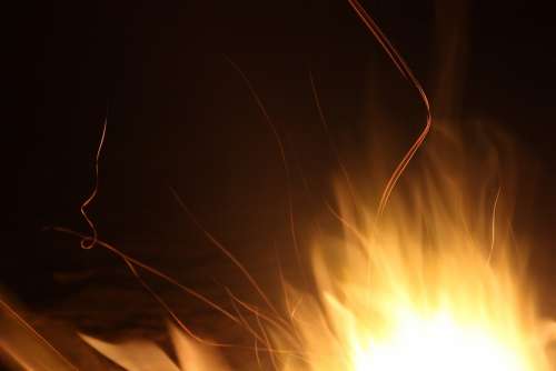 Fire Heat Flame Wood Fire Hot