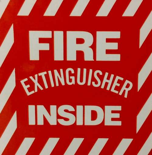 Fire Fire Extinguisher Extinguisher Sign Symbol