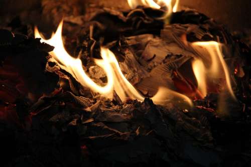 Fire Burn Heat Turn On Smoking Smoke On Flames