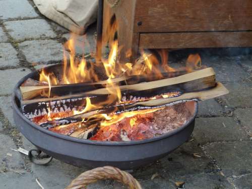 Fire Flame Heat Carbon Brazier Temperature Wood