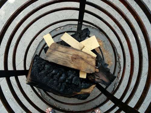 Fire Basket Combs Thread Cutting Firewood
