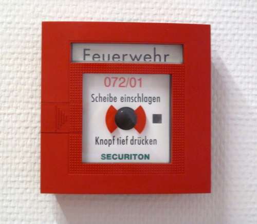 Fire Detector Red Box Alarm Alarm Detectors Fire