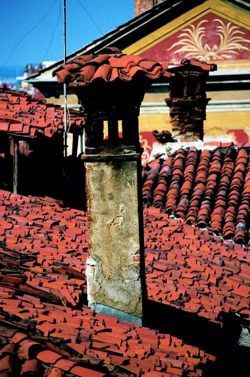 Fireplaces Roof Roofs Facade Renaissance House