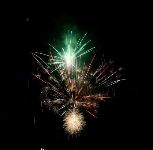 Fireworks Fire Colorful Sparks Sparkling Sparkles