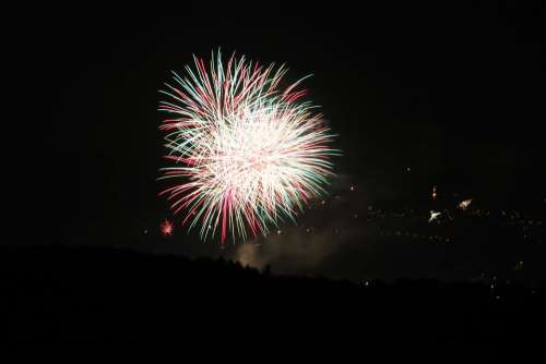 Fireworks Night Light Hell Explosion Rocket