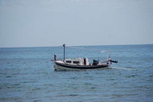 Fisherman Boat Sea Fishing