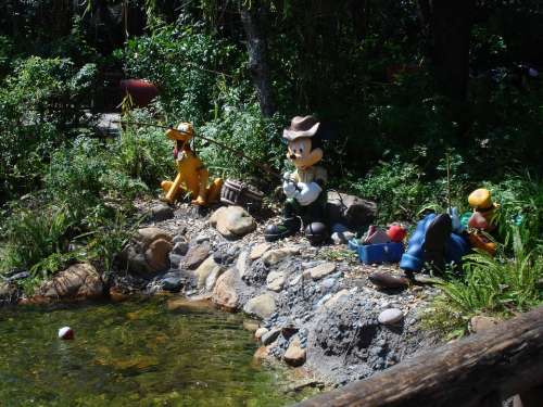 Fishing Disney World Mickey Minnie Goofey